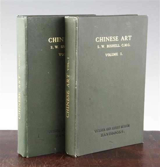 Two volumes Chinese Art, by S.W. Bushell, CMG., Victoria Museum Handbooks, 1924